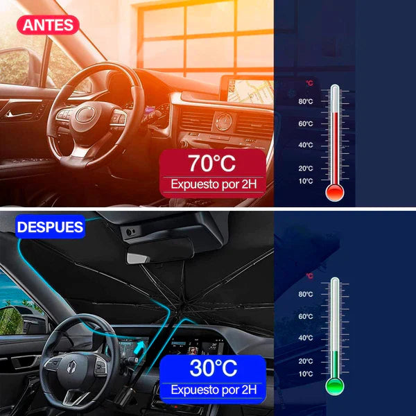 Parasol Para Coche GourmixPRO™ Premium + ¡REGALO GRATIS!