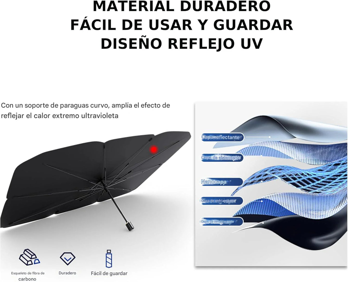 Parasol Para Coche GourmixPRO™ Premium + ¡REGALO GRATIS!