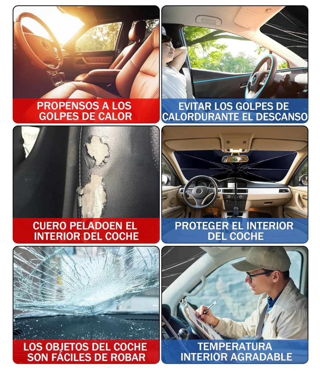 Parasol Para Coche GourmixPRO™ Premium + ¡REGALO GRATIS!
