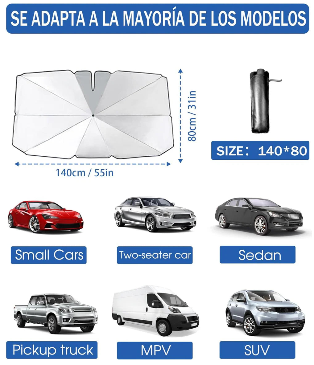Parasol Para Coche GourmixPRO™ Premium + ¡REGALO GRATIS!
