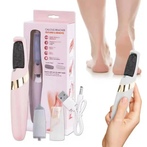 Pedicura Electrica: Pies Suaves en Minutos (Carga USB)